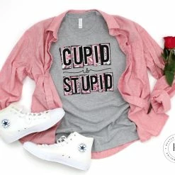 Hustle & Heart NC Valentine's Day Cupid Is Stupid