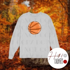 Hustle & Heart NC CUSTOM Basketball Team Name Long Sleeve DESIGN