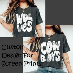 Hustle & Heart NC Custom Retro Wave Design Customizable Name Tees