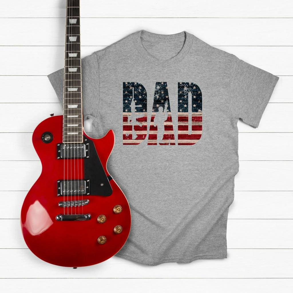 Hustle And Heart NC DAD Graphic Tee Father's Day