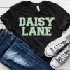 Hustle And Heart NC Daisy Lane Faux Chenille Letters Graphic Tee