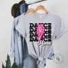 Hustle And Heart NC Dance Mama Pink Neon Lightning Bolt Graphic Tee