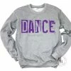 Hustle And Heart NC Dance Purple Burnbook Graphic Tee Burnbook Designs