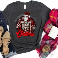 Hustle & Heart NC Dead Inside But It’s Christmas Graphic Tee