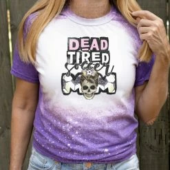 Hustle & Heart NC Dead Tired BLANK Mom - SUBLIMATION TRANSFER Transfers
