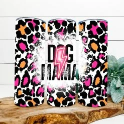 Hustle & Heart NC Dog Mama Completed 20oz Skinny Tumbler