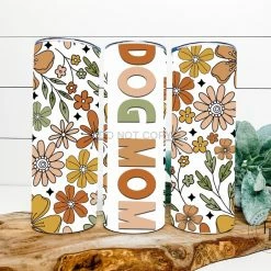 Hustle & Heart NC Dog Mom Wildflower Completed 20oz Skinny Tumbler Tumbler Of The Week