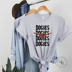 Hustle & Heart NC Dogies Repeating Mascot Graphic Tee Repeating Mascot Designs