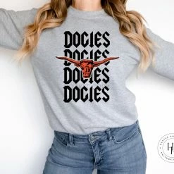 Hustle & Heart NC Dogies Repeating Mascot Graphic Tee Repeating Mascot Designs