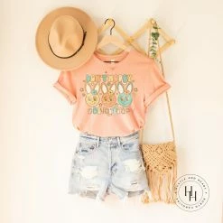 Hustle & Heart NC Easter Don't Worry Be Hoppy Graphic Tee