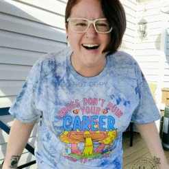 Hustle & Heart NC Drugs Don't Ruin Your Career Comfort Color Colorblast Graphic Tee