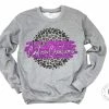 Hustle & Heart NC E.L.A.'s Custom Creations Faux Glitter Leopard Circle Designs