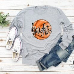 Hustle & Heart NC E-P Basketball Team Name Long Sleeves Basketball Designs