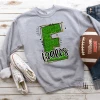 Hustle & Heart NC Eagles Green Glitter Varsity Doodle School Doodle Designs
