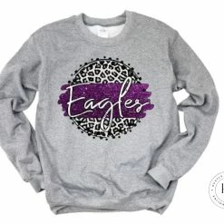 Hustle & Heart NC Eagles Purple And White