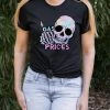 Hustle & Heart NC Eff Gas Prices Neon Skull Graphic Tee