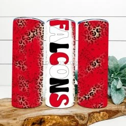 Hustle & Heart NC Falcons Completed 20oz Skinny Tumbler Tumbler Of The Week