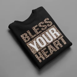 Hustle & Heart NC Bless Your Heart Valentine's Day Graphic Tee