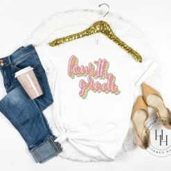 Hustle & Heart NC Transfers Fourth Grade Retro - SUBLIMATION TRANSFER