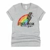 Hustle And Heart NC LGBTQIA+ Pride/Equality Free Mom Hugs Pride Graphic Tee