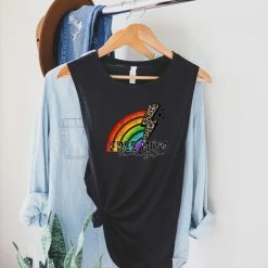 Hustle And Heart NC LGBTQIA+ Pride/Equality Free Mom Hugs Pride Graphic Tee