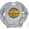 Hustle & Heart NC Faux Glitter Leopard Circle Designs Greyhounds Gold/Black With White Outline Tan Leopard