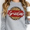 Hustle & Heart NC Faux Glitter Leopard Circle Designs Grizzles Tan Leopard Circle Graphic Tee