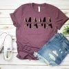 Hustle & Heart NC Half Leopard Customizable MAMA Graphic Tee Customizable Name Tees