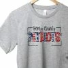 Hustle & Heart NC School Doodle Designs Henry County Patriots Doodle Graphic Tee