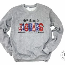 Hustle & Heart NC Heritage Jaguars Doodle Graphic Tee