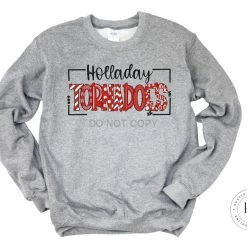 Hustle & Heart NC School Doodle Designs Holladay Tornadoes Doodle Graphic Tee