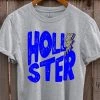 Hustle And Heart NC Lightning Bolt Designs Hollister Royal Blue Lightning Bolt Graphic Tee