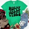 Hustle & Heart NC Holly Jolly Vibes Screenprint Transfer