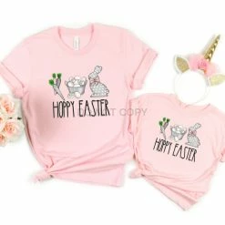 Hustle & Heart NC Hoppy Easter Graphic Tee