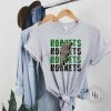 Hustle And Heart NC Hornets Green Lightning Bolt Graphic Tee