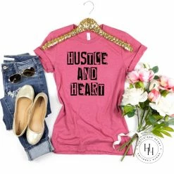 Hustle And Heart NC Hustle And Heart Burnbook Graphic Tee Burnbook Designs