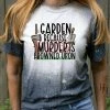 Hustle & Heart NC Transfers I Garden Because Murder Is Frowned Upon - SUBLIMATION TRANSFER