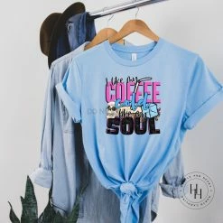 Hustle & Heart NC I Like My Coffee Cold Like My Soul Graphic Tee