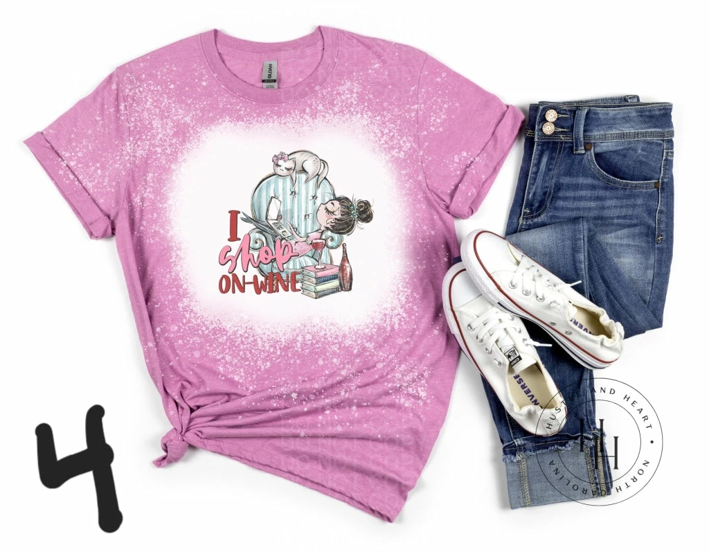 Hustle & Heart NC I Shop On-Wine - SUBLIMATION TRANSFER