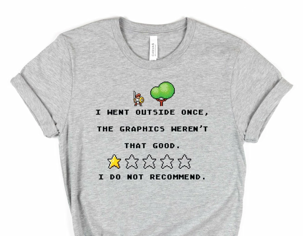 Hustle And Heart NC I Went OutSide Once Graphic Tee Father's Day