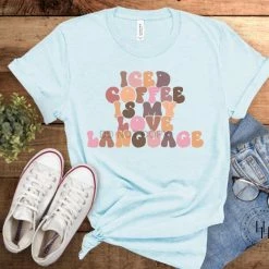 Hustle & Heart NC Iced Coffee Is My Love Language Graphic Tee