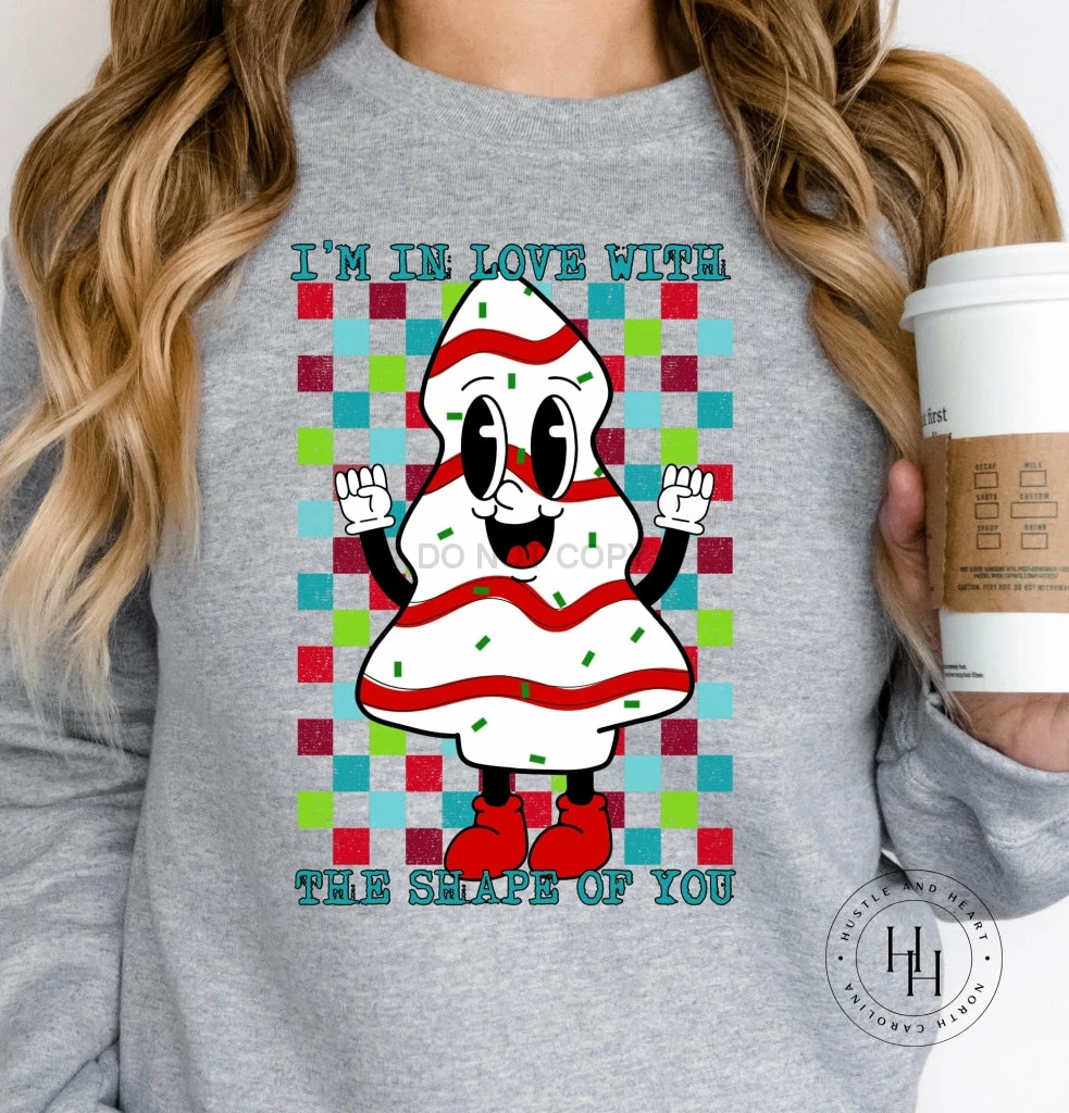 Hustle & Heart NC Christmas I’m In Love With The Shape Of You Graphic Tee