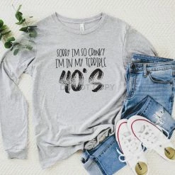 Hustle & Heart NC I'm In My Terrible 40's Graphic Tee