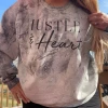 Hustle & Heart NC Custom DTG Printed Comfort Color Colorblast Graphic Tee