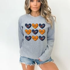 Hustle & Heart NC Valentine's Day Rockets Conversation Heart Graphic Tee