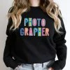 Hustle And Heart NC Photographer Colorful Graphic Tee Colorful Block Mascots