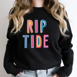 Hustle And Heart NC RipTide Colorful Graphic Tee