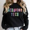 Hustle And Heart NC Behavior Tech Colorful Graphic Tee Colorful Block Mascots