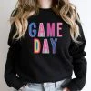 Hustle And Heart NC Game Day Colorful Graphic Tee Colorful Block Mascots
