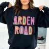 Hustle And Heart NC Colorful Block Mascots Arden Road Graphic Tee